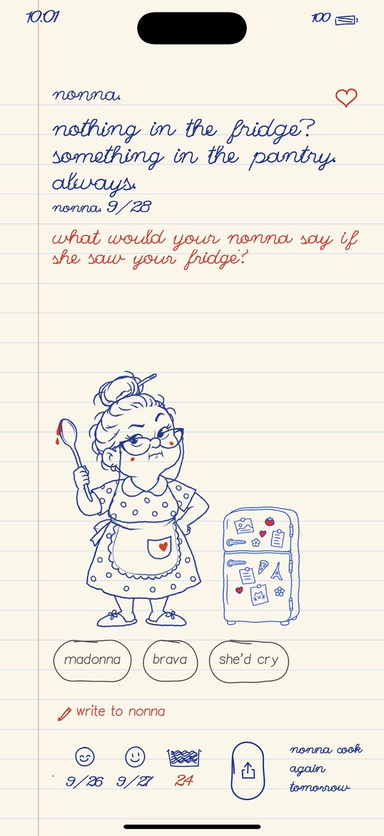 she knows your fridge.